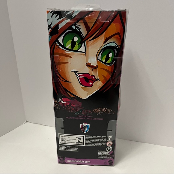 MONSTER HIGH DOLL NRFB TORALEI FREAKY FIELD TRIP NWT 2014 toy - Picture 8 of 9
